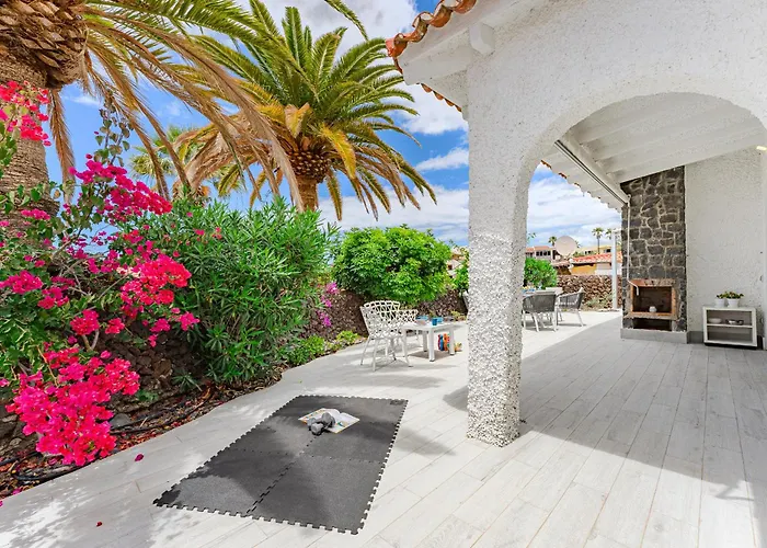 Nyaraló Private House With Ocean View Garden 7min To Bahia Costa Adeje (Tenerife)